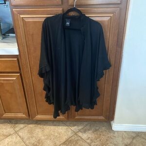 Elegant Black Cape for Women